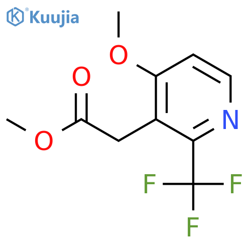 Methyl 4-methoxy-2-(trifluoromethyl)pyridine-3-acetate structure