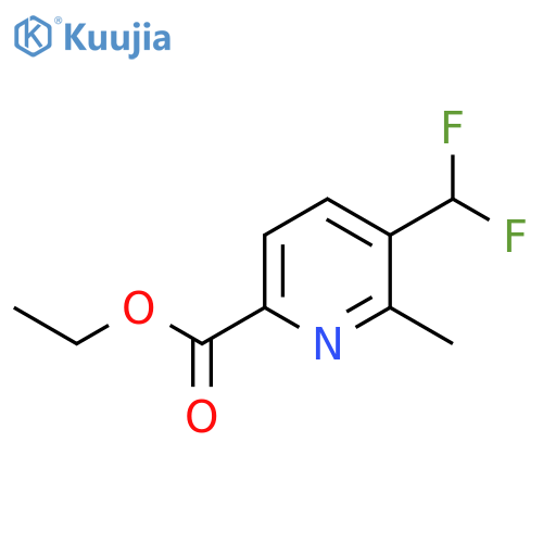 Ethyl 3-(difluoromethyl)-2-methylpyridine-6-carboxylate structure