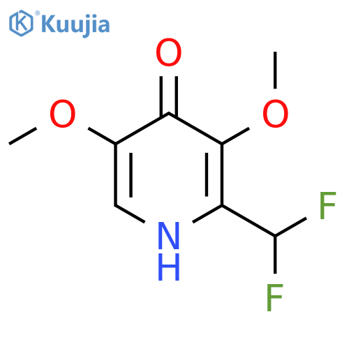 2-(Difluoromethyl)-3,5-dimethoxy-4-hydroxypyridine structure