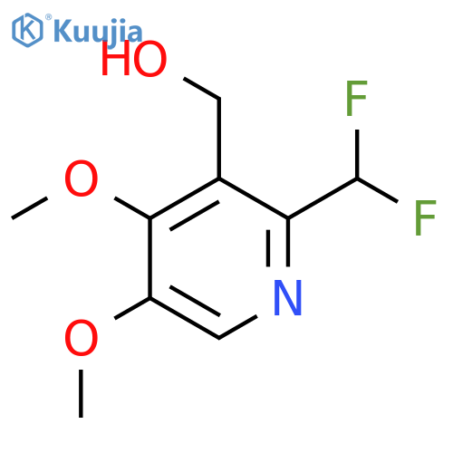 2-(Difluoromethyl)-4,5-dimethoxypyridine-3-methanol structure