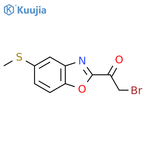 2-(2-Bromoacetyl)-5-(methylthio)benzo[d]oxazole structure