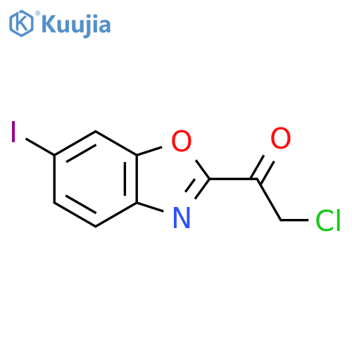2-(2-Chloroacetyl)-6-iodobenzo[d]oxazole structure
