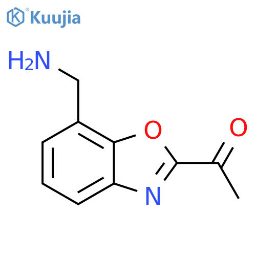 1-(7-(Aminomethyl)benzo[d]oxazol-2-yl)ethanone structure