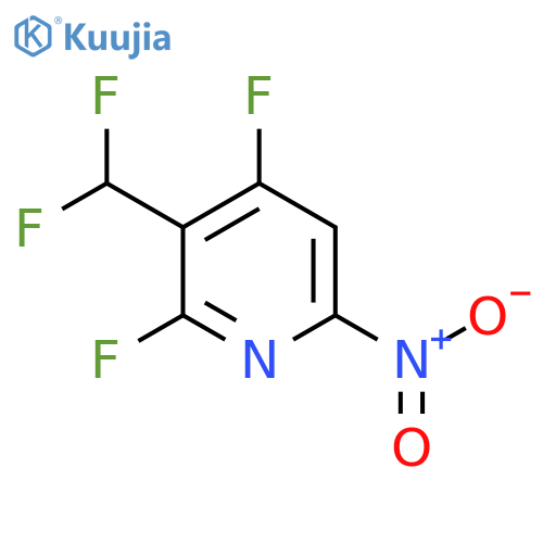 2,4-Difluoro-3-(difluoromethyl)-6-nitropyridine structure