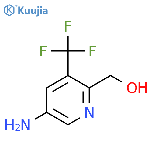 5-Amino-3-(trifluoromethyl)pyridine-2-methanol structure