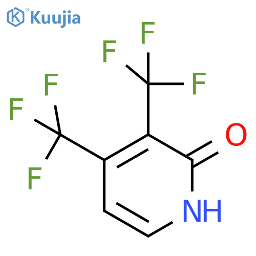 3,4-Bis(trifluoromethyl)-2-hydroxypyridine structure