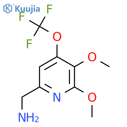 6-(Aminomethyl)-2,3-dimethoxy-4-(trifluoromethoxy)pyridine structure