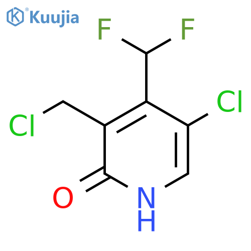 5-Chloro-3-(chloromethyl)-4-(difluoromethyl)-2-hydroxypyridine structure