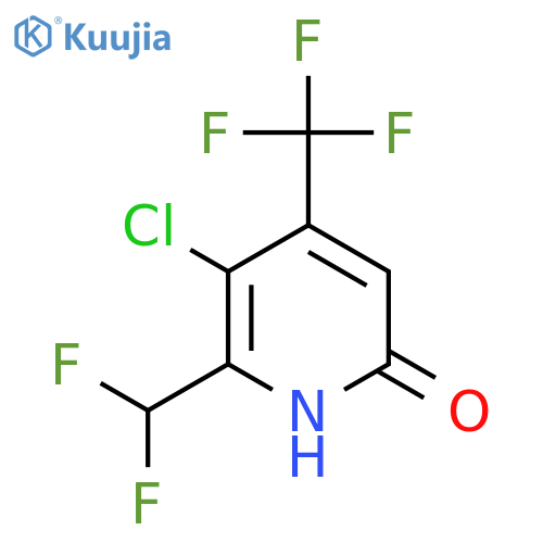 3-Chloro-2-(difluoromethyl)-6-hydroxy-4-(trifluoromethyl)pyridine structure