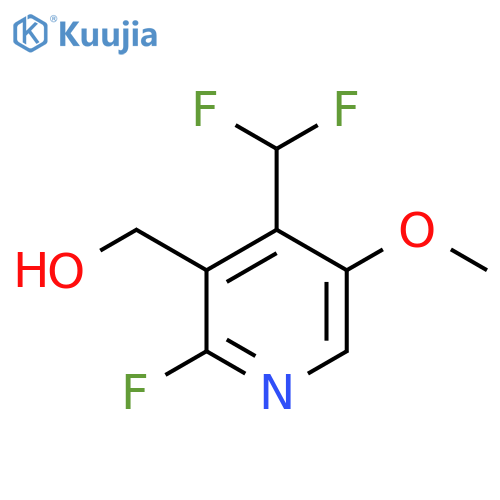 4-(Difluoromethyl)-2-fluoro-5-methoxypyridine-3-methanol structure