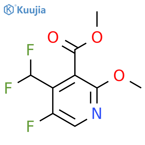 Methyl 4-(difluoromethyl)-5-fluoro-2-methoxypyridine-3-carboxylate structure
