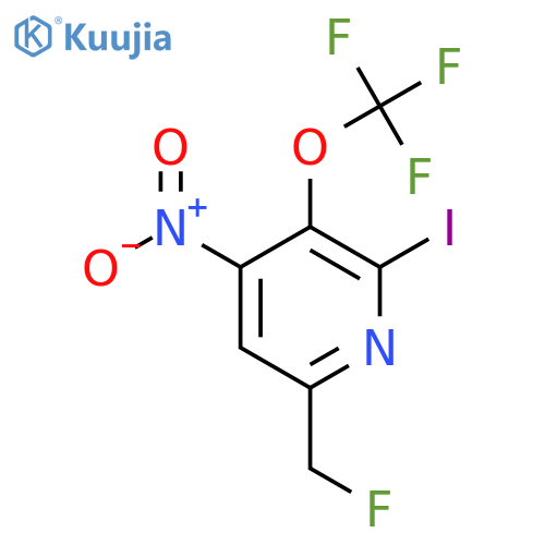 6-(Fluoromethyl)-2-iodo-4-nitro-3-(trifluoromethoxy)pyridine structure