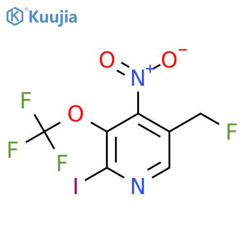 5-(Fluoromethyl)-2-iodo-4-nitro-3-(trifluoromethoxy)pyridine structure