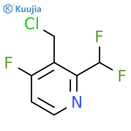 3-(Chloromethyl)-2-(difluoromethyl)-4-fluoropyridine structure