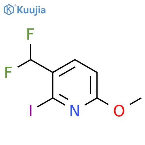 3-(Difluoromethyl)-2-iodo-6-methoxypyridine structure