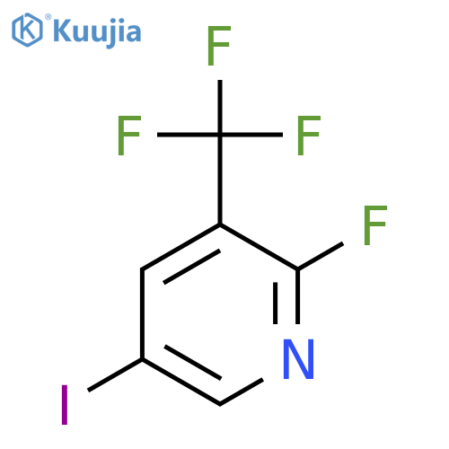 2-Fluoro-5-iodo-3-(trifluoromethyl)pyridine structure