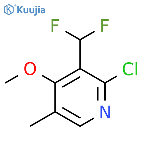 2-Chloro-3-(difluoromethyl)-4-methoxy-5-methylpyridine structure