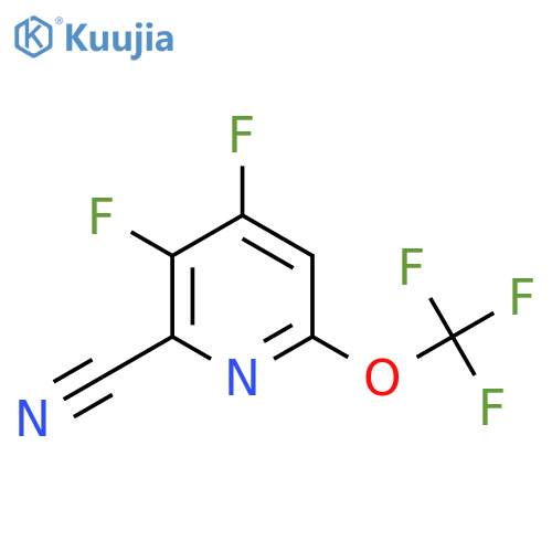 2-Cyano-3,4-difluoro-6-(trifluoromethoxy)pyridine structure