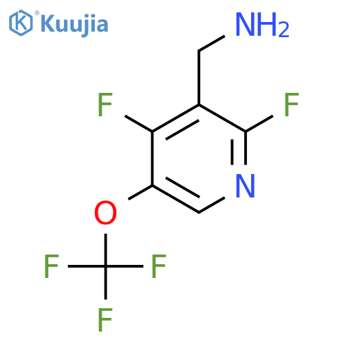 3-(Aminomethyl)-2,4-difluoro-5-(trifluoromethoxy)pyridine structure