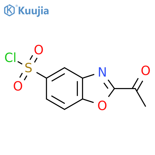 2-Acetylbenzo[d]oxazole-5-sulfonyl chloride structure
