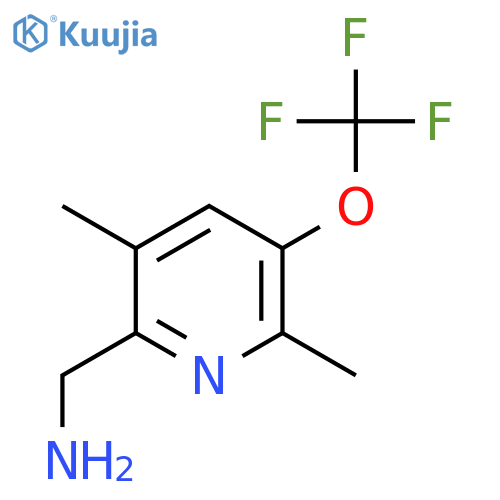 2-(Aminomethyl)-3,6-dimethyl-5-(trifluoromethoxy)pyridine structure