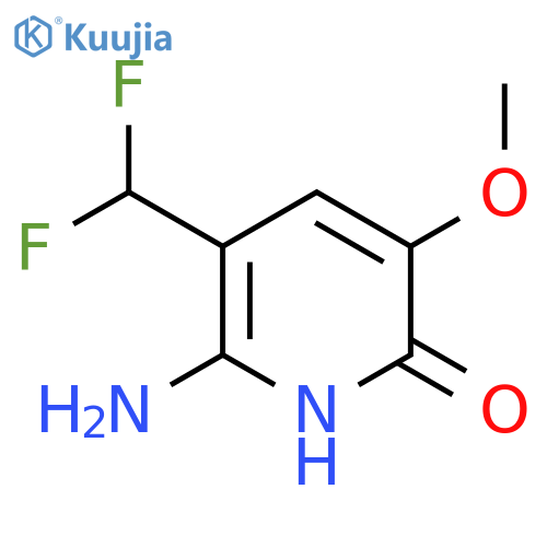 2-Amino-3-(difluoromethyl)-6-hydroxy-5-methoxypyridine structure