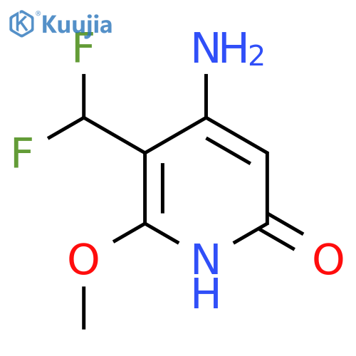 4-Amino-3-(difluoromethyl)-6-hydroxy-2-methoxypyridine structure