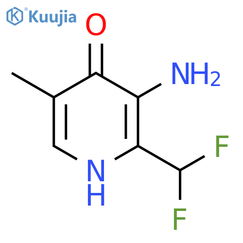 3-Amino-2-(difluoromethyl)-4-hydroxy-5-methylpyridine structure