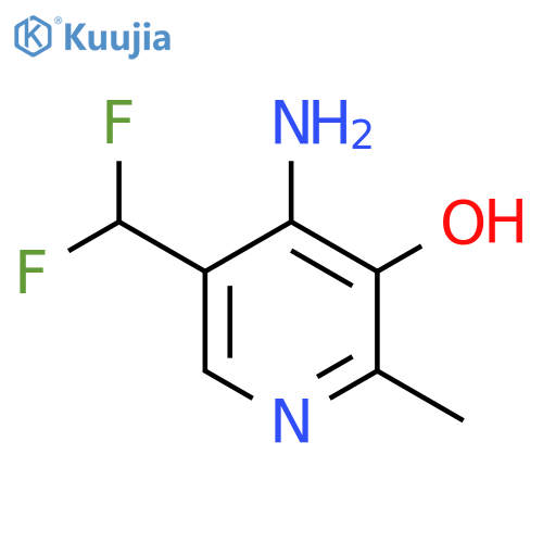 4-Amino-5-(difluoromethyl)-3-hydroxy-2-methylpyridine structure
