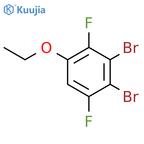 1,2-Dibromo-3,6-difluoro-4-ethoxybenzene structure