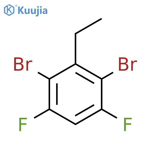 1,3-Dibromo-4,6-difluoro-2-ethylbenzene structure