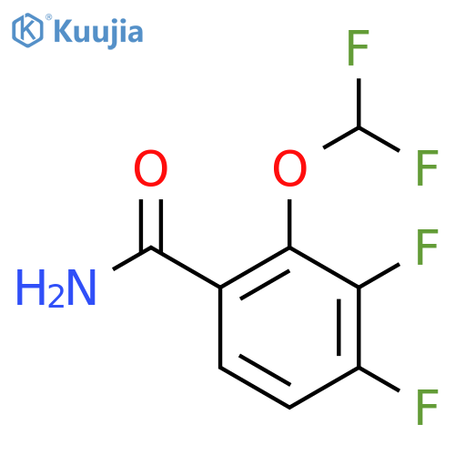 3,4-Difluoro-2-(difluoromethoxy)benzamide structure