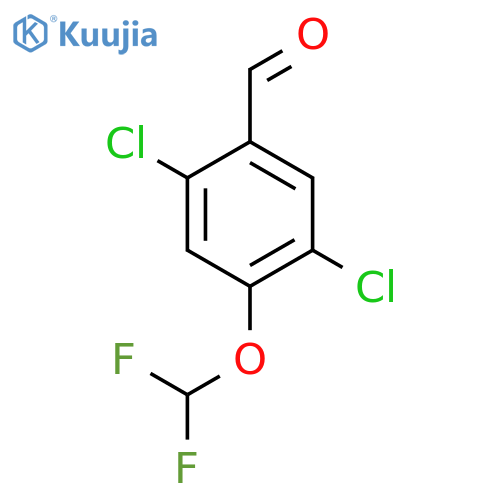 2,5-Dichloro-4-(difluoromethoxy)benzaldehyde structure