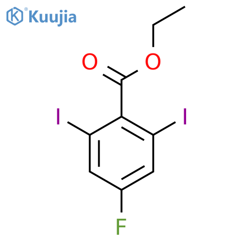 Ethyl 2,6-diiodo-4-fluorobenzoate structure