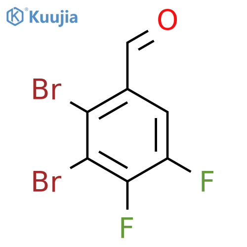 2,3-Dibromo-4,5-difluorobenzaldehyde structure