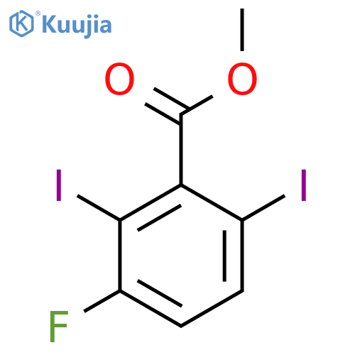 Methyl 2,6-diiodo-3-fluorobenzoate structure