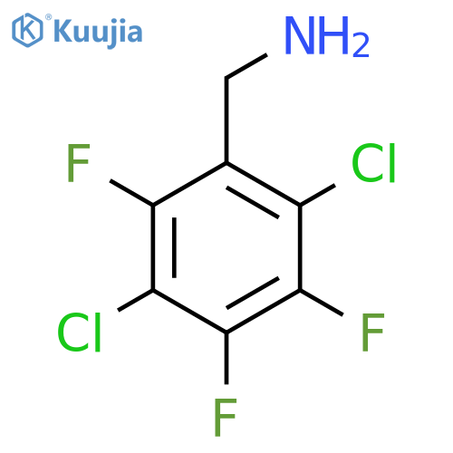 2,5-Dichloro-3,4,6-trifluorobenzylamine structure
