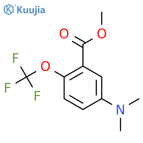 Methyl 5-dimethylamino-2-(trifluoromethoxy)benzoate structure