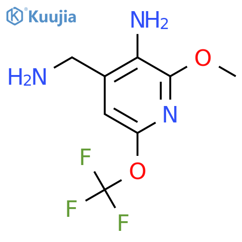 3-Amino-4-(aminomethyl)-2-methoxy-6-(trifluoromethoxy)pyridine structure