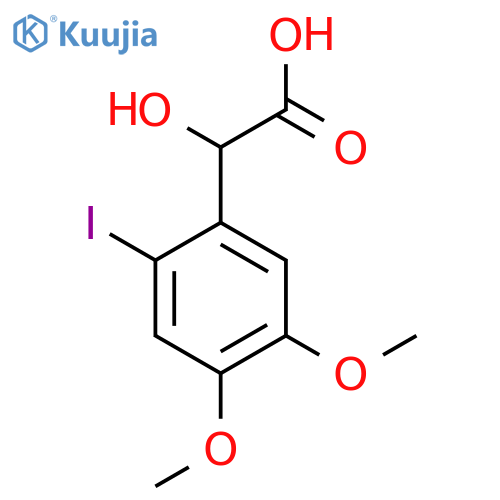 4,5-Dimethoxy-2-iodomandelic acid structure