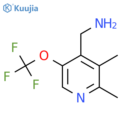 4-(Aminomethyl)-2,3-dimethyl-5-(trifluoromethoxy)pyridine structure