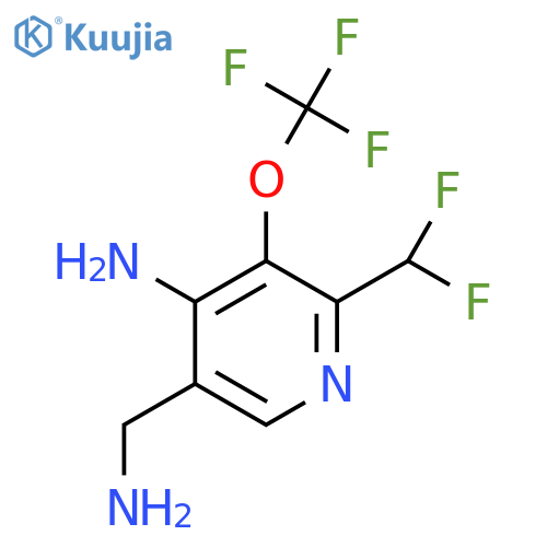 4-Amino-5-(aminomethyl)-2-(difluoromethyl)-3-(trifluoromethoxy)pyridine structure