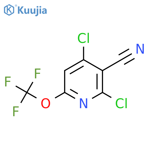 3-Cyano-2,4-dichloro-6-(trifluoromethoxy)pyridine structure