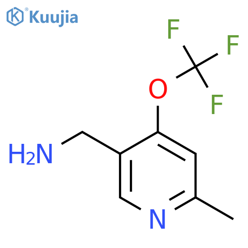 5-(Aminomethyl)-2-methyl-4-(trifluoromethoxy)pyridine structure