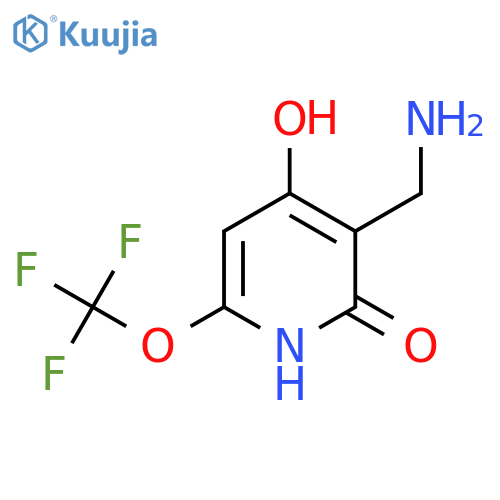 3-(Aminomethyl)-2,4-dihydroxy-6-(trifluoromethoxy)pyridine structure