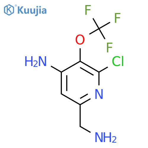 4-Amino-6-(aminomethyl)-2-chloro-3-(trifluoromethoxy)pyridine structure