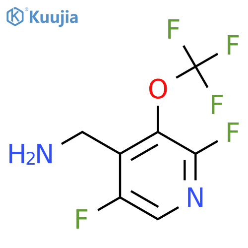 4-(Aminomethyl)-2,5-difluoro-3-(trifluoromethoxy)pyridine structure