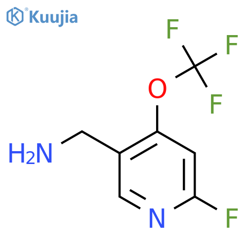 5-(Aminomethyl)-2-fluoro-4-(trifluoromethoxy)pyridine structure