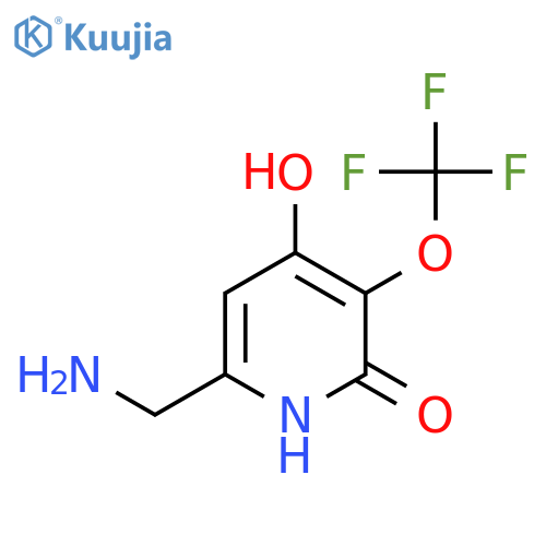 6-(Aminomethyl)-2,4-dihydroxy-3-(trifluoromethoxy)pyridine structure
