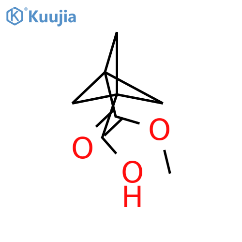 Methyl 3-(hydroxymethyl)bicyclo[1.1.1]pentane-1-carboxylate structure